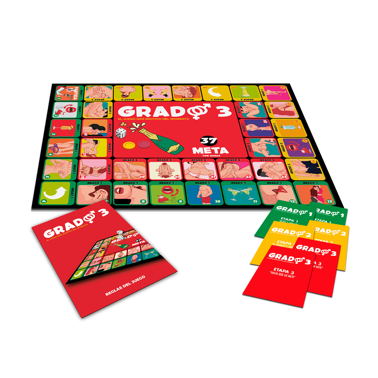 Juego Erótico de mesa para adultos – Grado 3